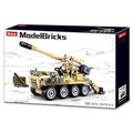 Texas Toy Distribution Model Bricks Bobcat 8 x 8 All Terrain Assault Vehicle Building Brick Kit 161 Piece 751